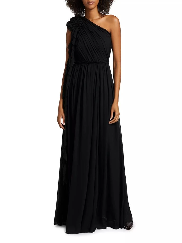 Ulla Johnson Adona Silk One-Shoulder Gown 3