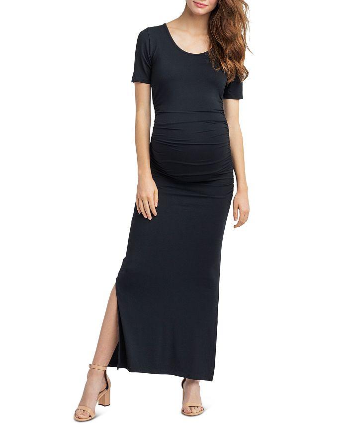 Nom Maternity Hugo Ruched Maxi Dress