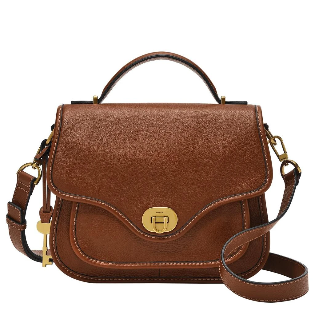 Fossil Heritage Leather Top-Handle Crossbody 1