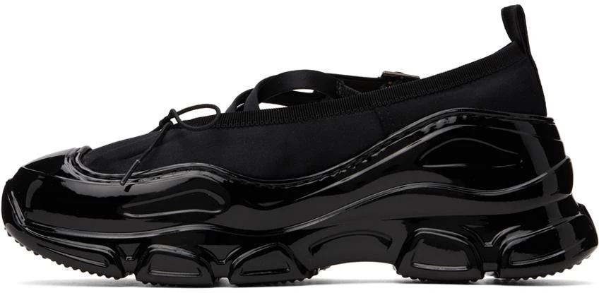 Simone Rocha Black Classic Criss Cross Tracker Ballerina Sneakers 3