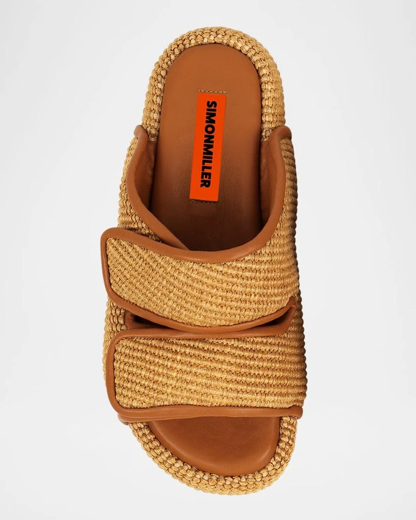 Simon Miller Cro Woven Dual-Grip Slide Sandals 5