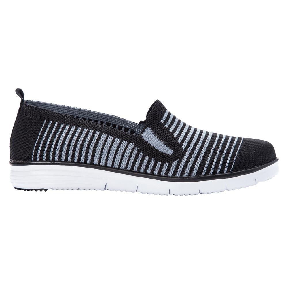 Propet Travel Fit Striped Slip On Sneakers