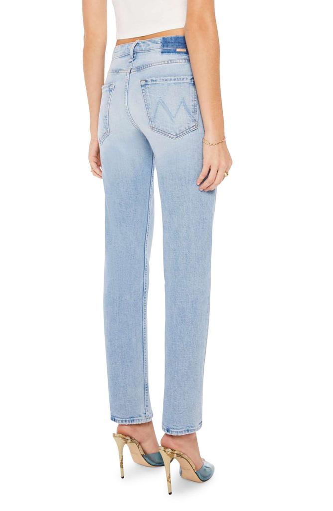 MOTHER The Smarty Pants Skimp High Waist Straight Leg Jeans