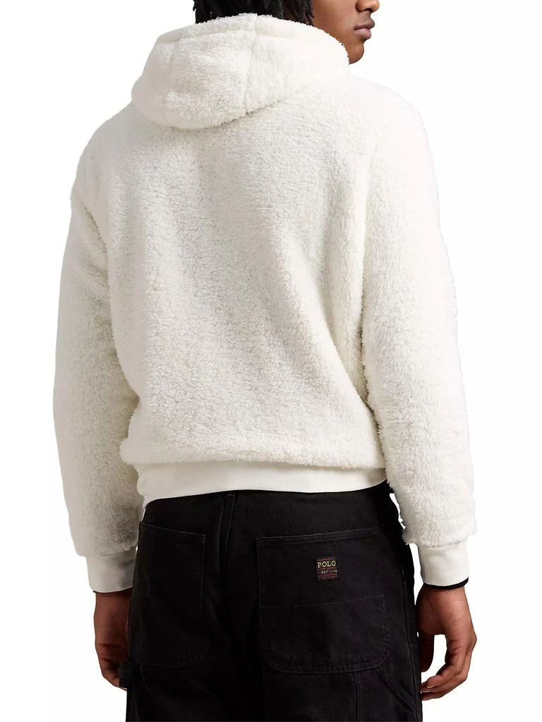Ralph Lauren Polo Bear Pile Fleece Hoodie 4