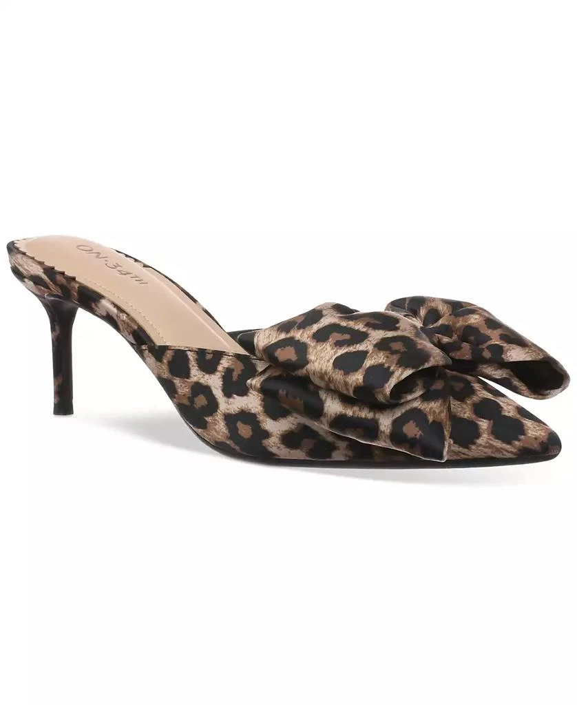 On 34th Alaynaa Pointed-Toe Bow Mule Pumps, Exclusively at Macy's 1