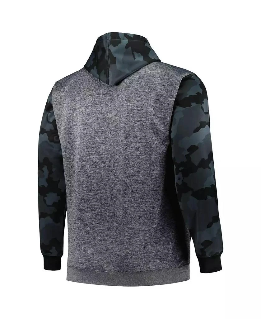 Fanatics Men's Heather Charcoal Tennessee Titans Big and Tall Camo Pullover Hoodie 3