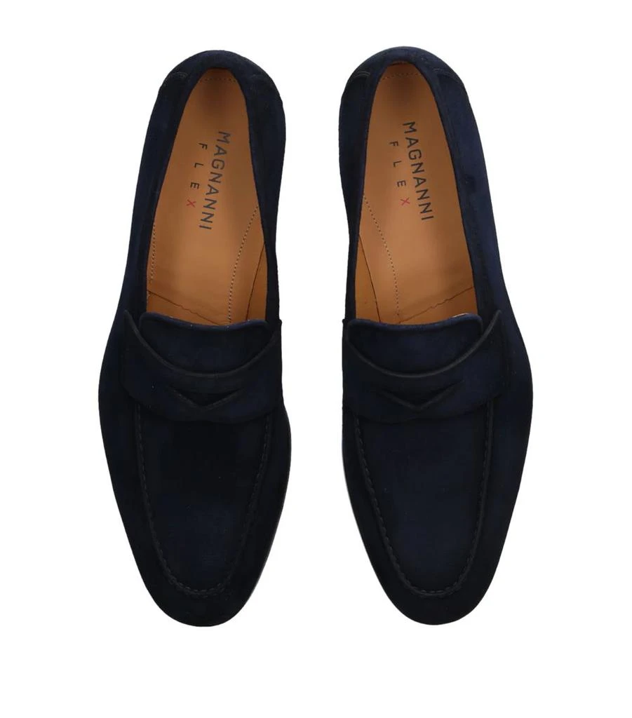 Magnanni Suede Delos Dress Loafers 4