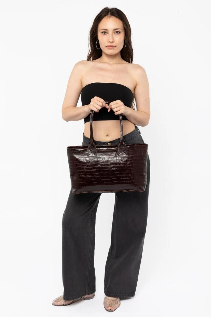 Los Angeles Apparel RLH3493 - Crocodile Weekday Tote Bag 6