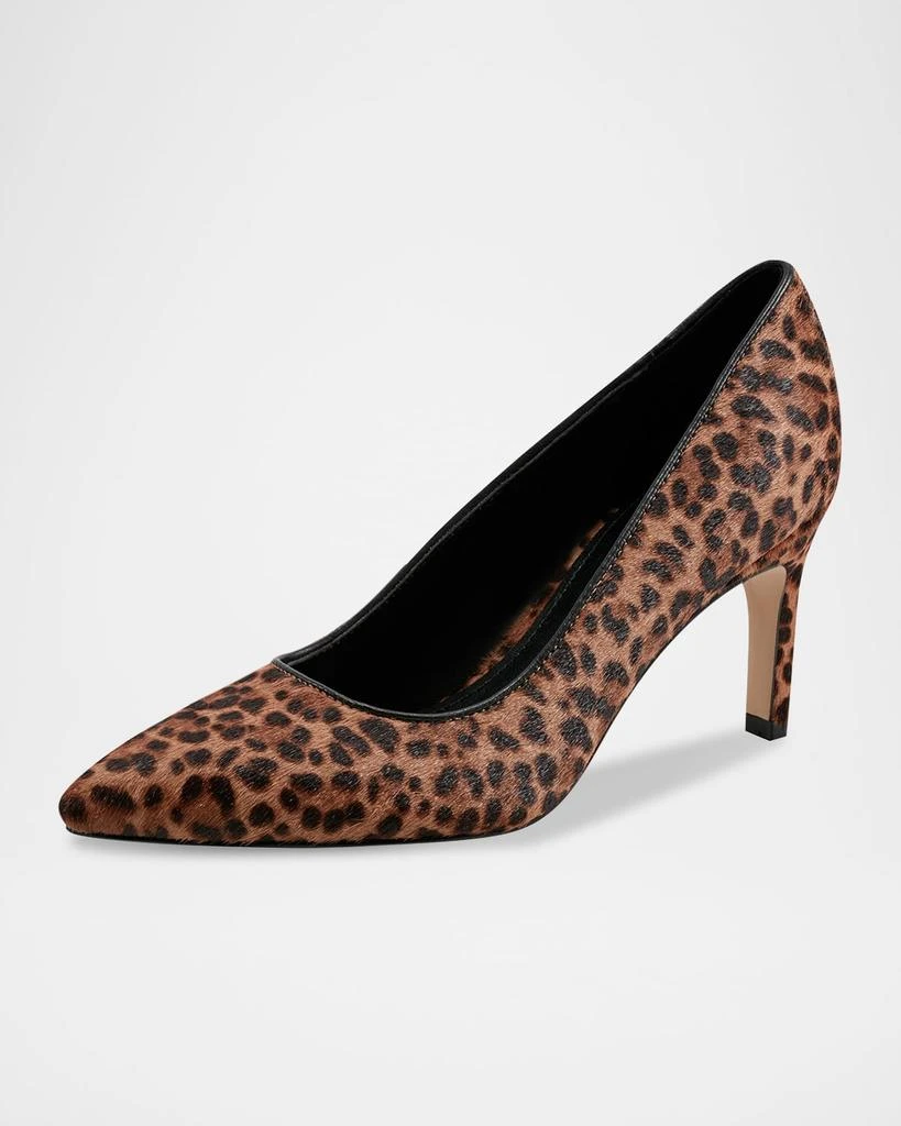 Marc Fisher Leopard Mid-Heel Stiletto Pumps 5