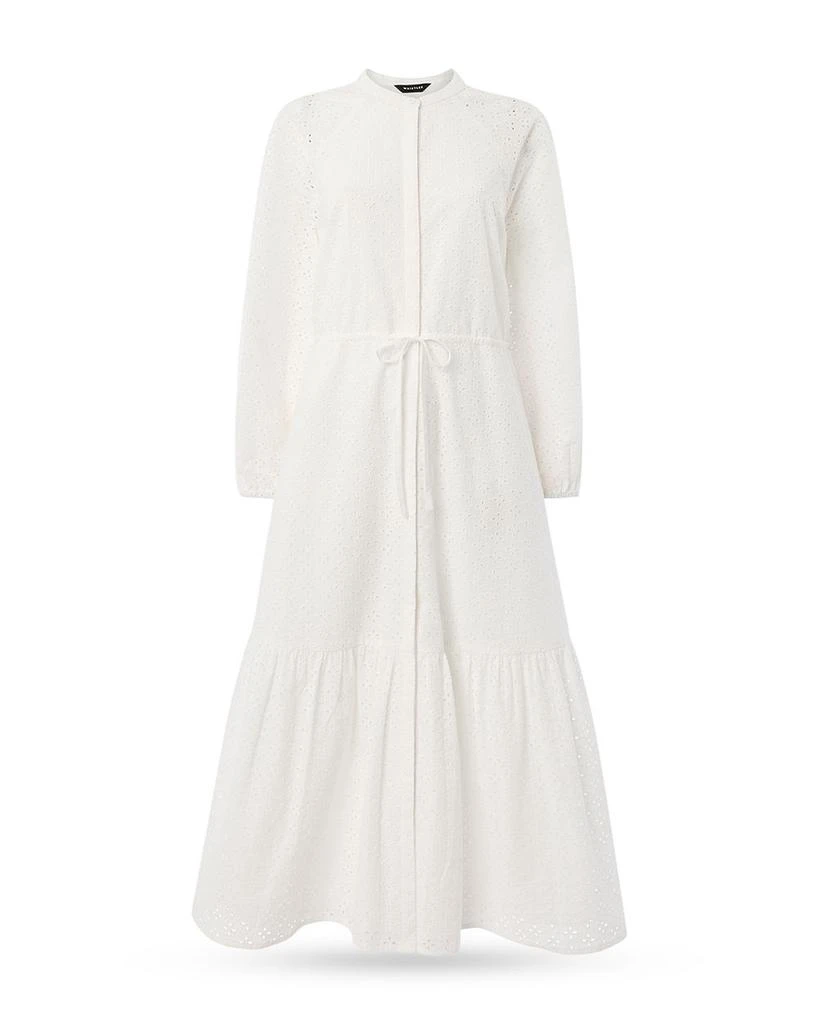Whistles Broderie Midi Shirt Dress 8