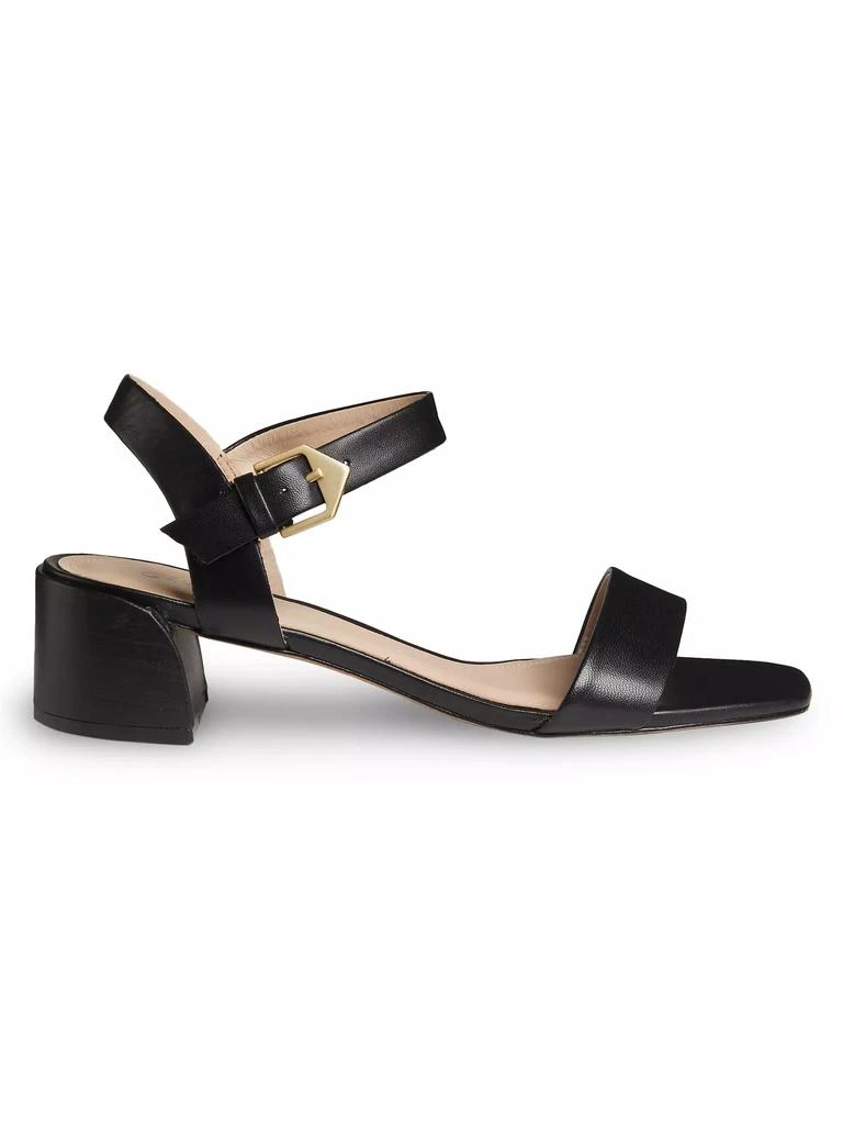 Saks Fifth Avenue COLLECTION 45MM Leather Block-Heel Sandals 1