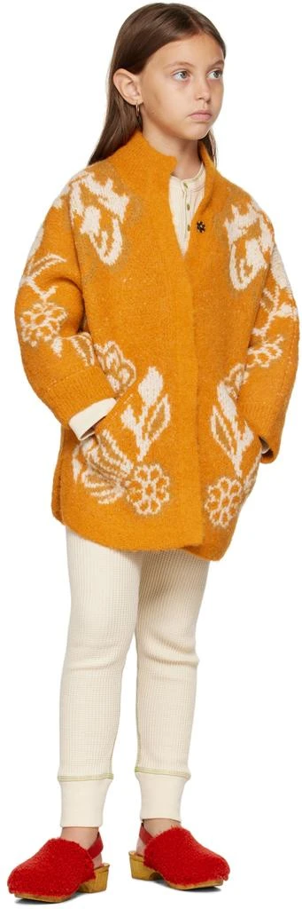 Misha & Puff Kids Beige Waffle Leggings 4