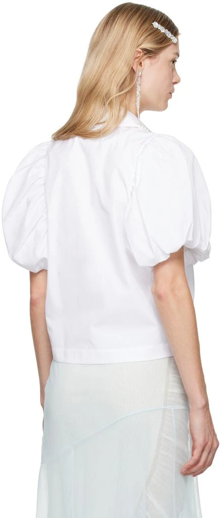 Simone Rocha White Beaded Shirt 3