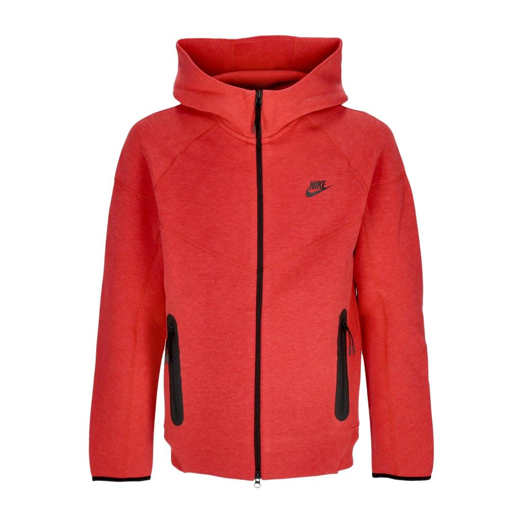 red nike tech hoodie men's