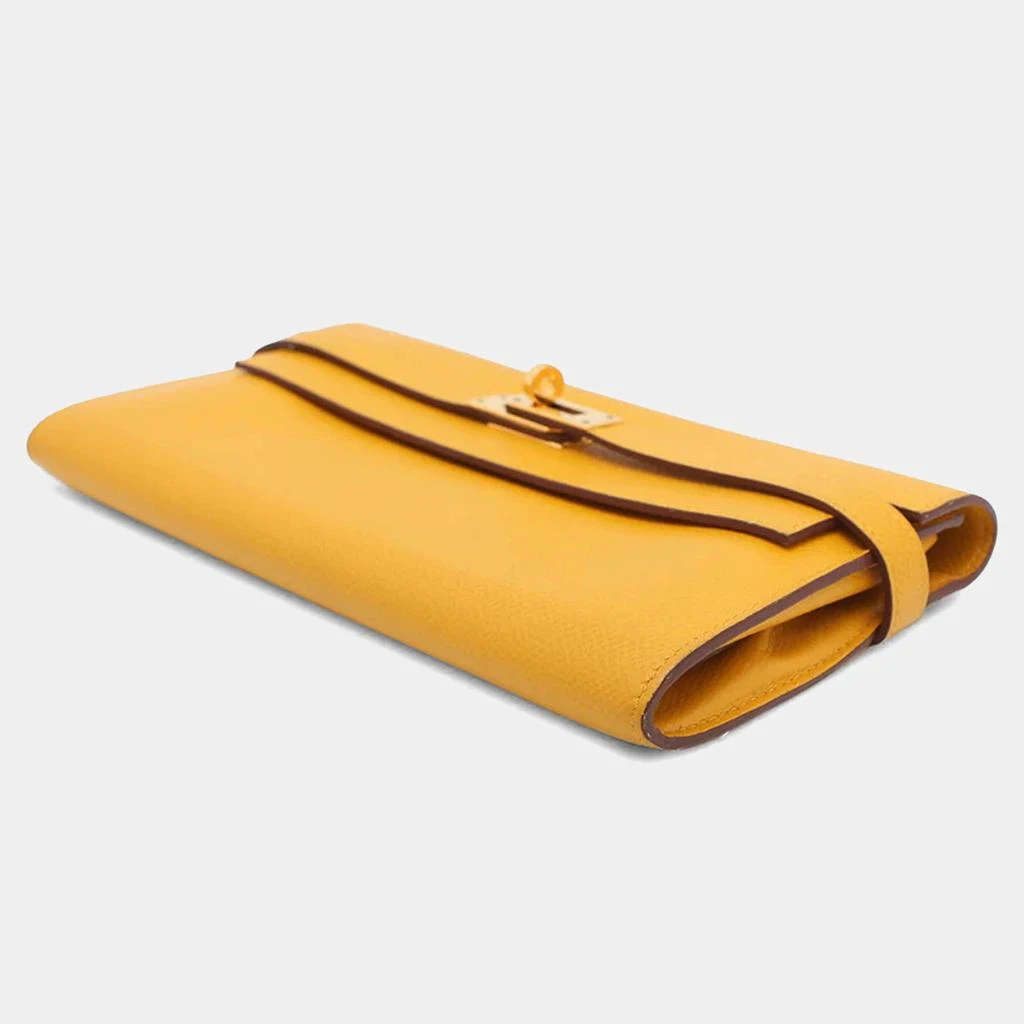 Hermes Hermes Kelly Jaune Ambre Epsom Long Wallet 3