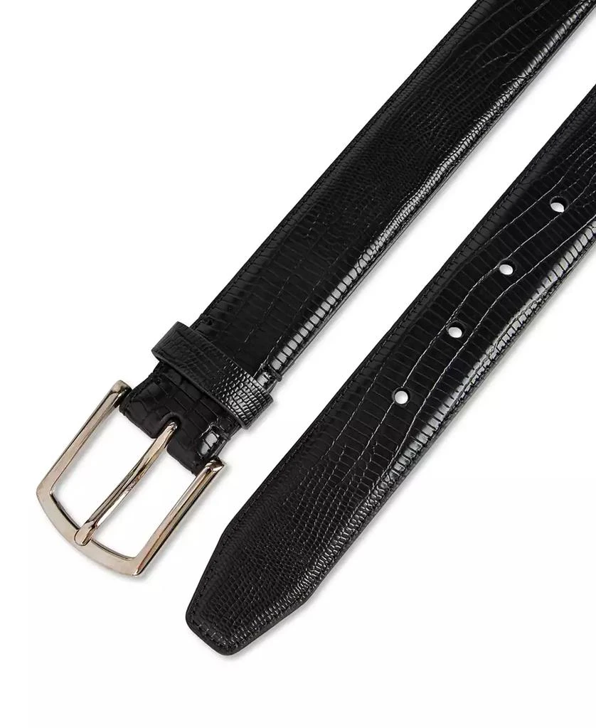 Alfani Men's Feather Edge Lizard Dress Belt 5