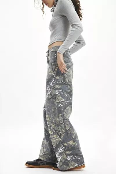 Jaded London Jaded London Forrest Camo Print Colossus Jean 2