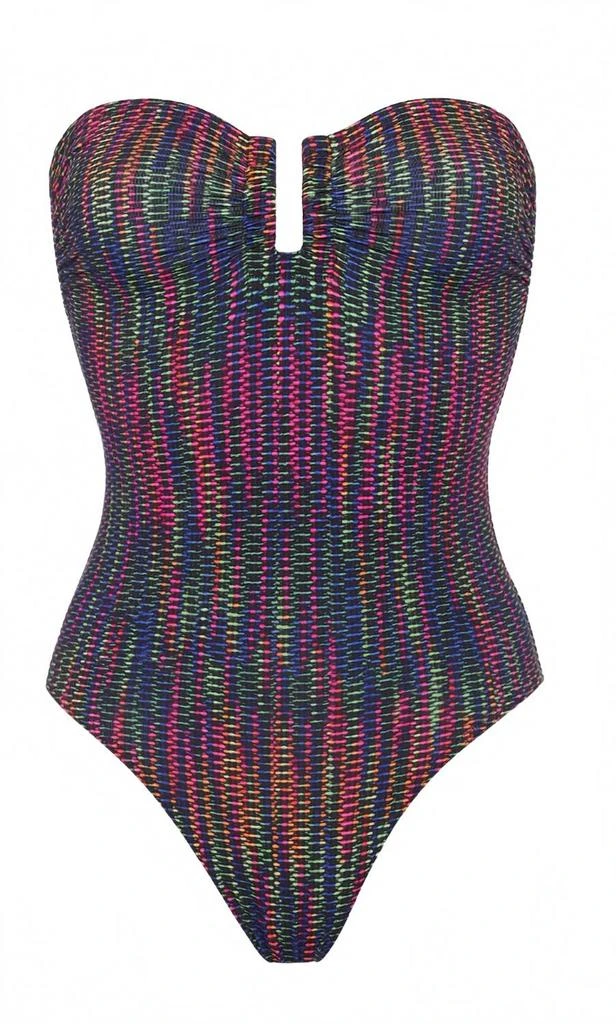 ERES Halo Bustier One Piece In Chameleon Print 4