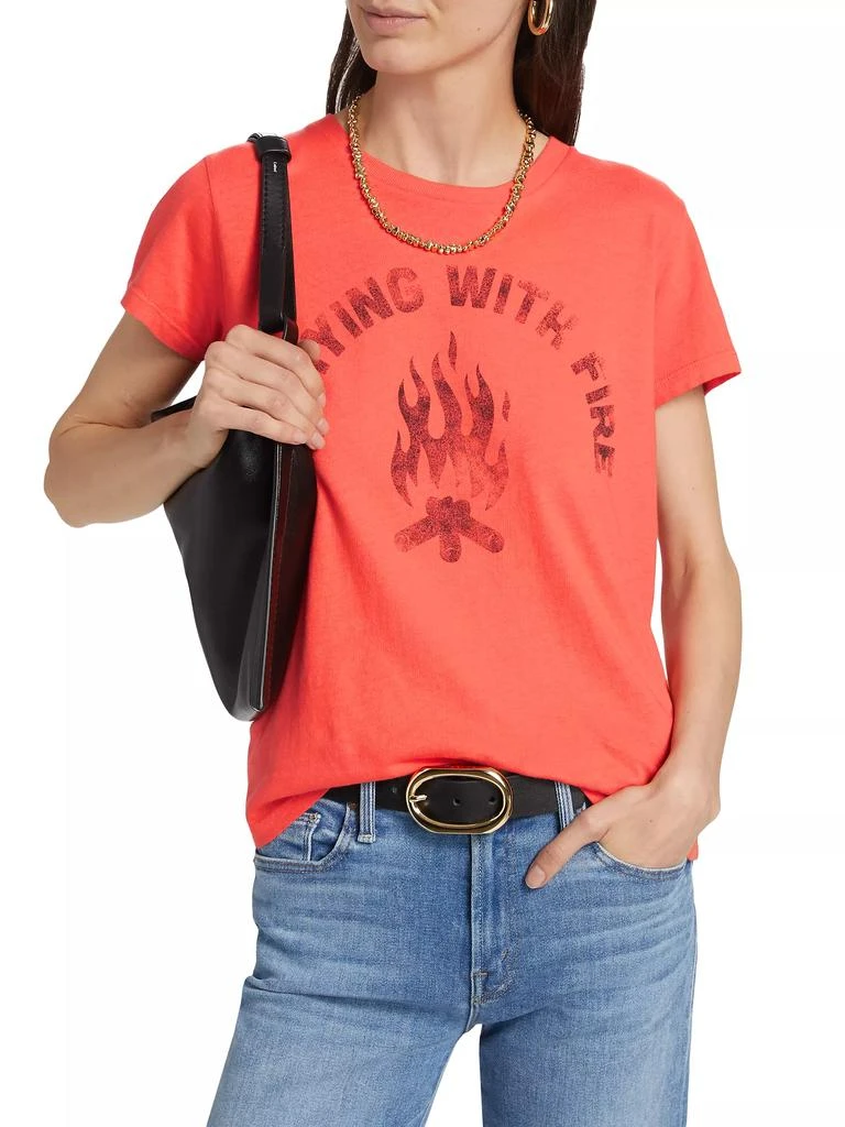 MOTHER The Boxy Goodie Goodie Graphic T-Shirt 3