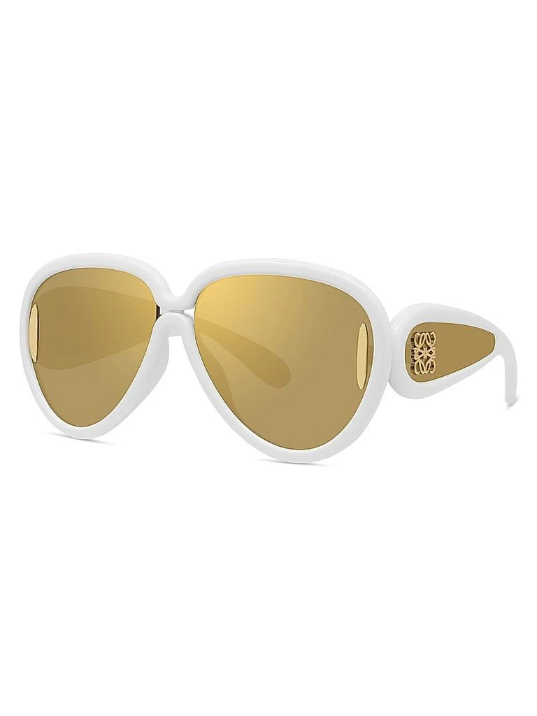 LOEWE x Paula\'s Ibiza 65MM Wave Mask Pilot Sunglasses Paula main image 4