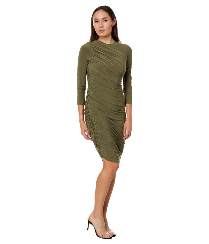 Norma Kamali Long Sleeve Diana Dress To Knee