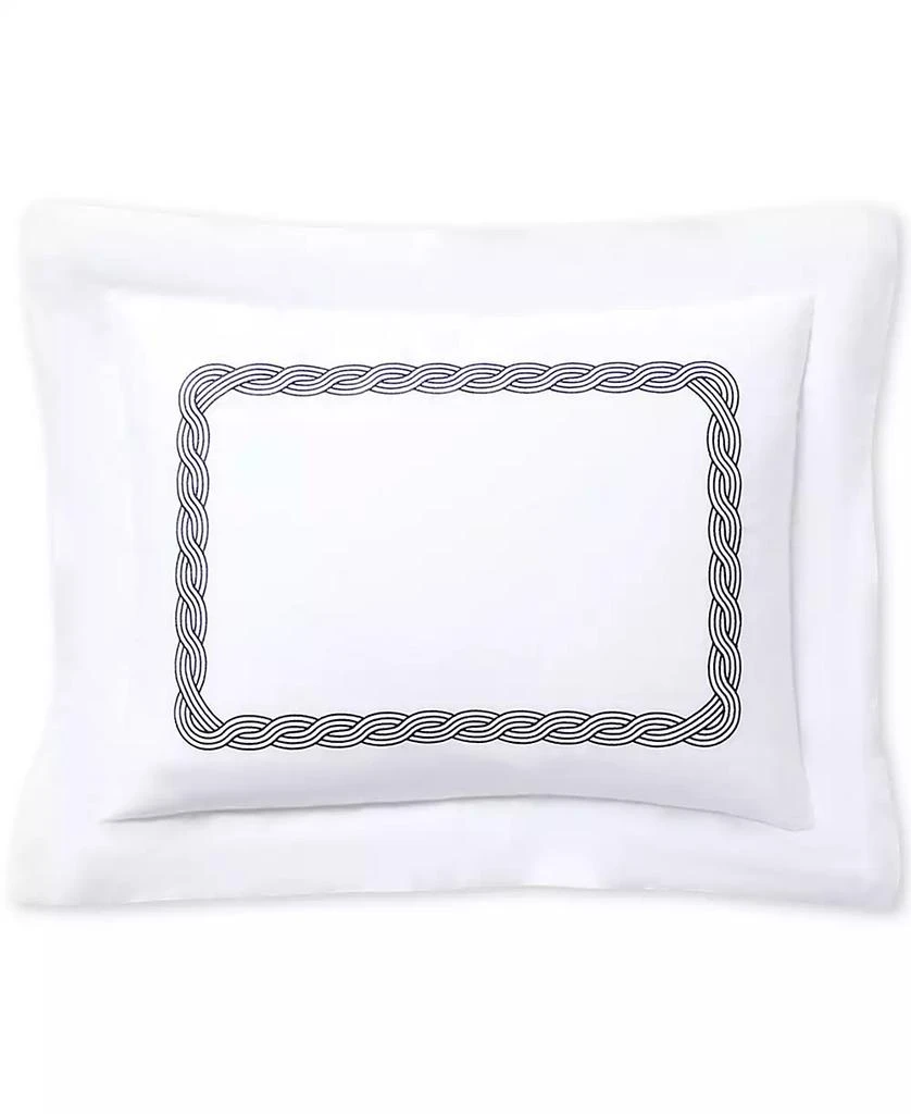 Ralph Lauren Spencer Cable Embroidery Sham, Euro 1