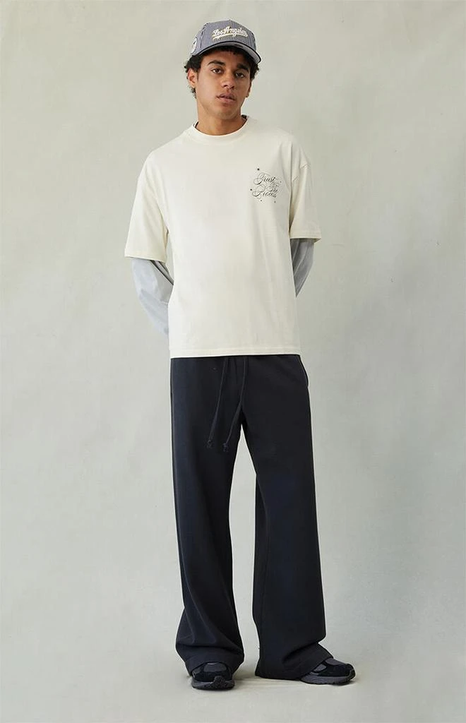 PacSun Black Wash Baggy Sweatpants 1