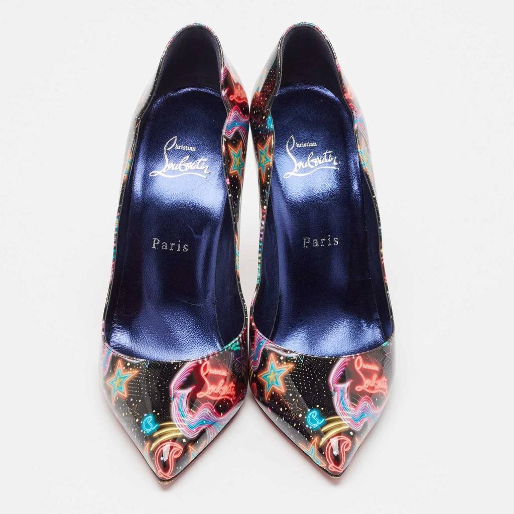 Christian Louboutin Christian Louboutin Multicolor Printed Patent Leather Hot Chick Pumps Size 39 3