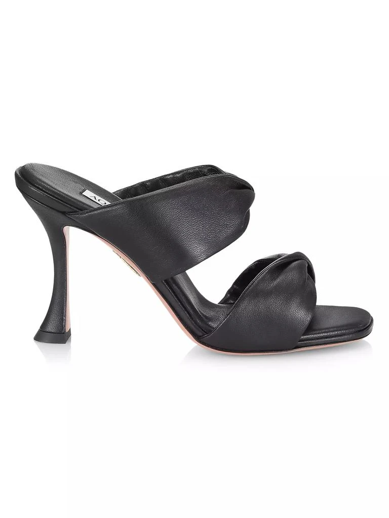 Aquazzura Twist Leather Sandals 1