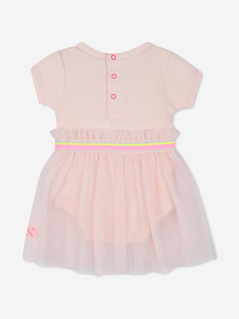 Billieblush Baby Girls 2-In-1 Bodysuit Dress in Pink