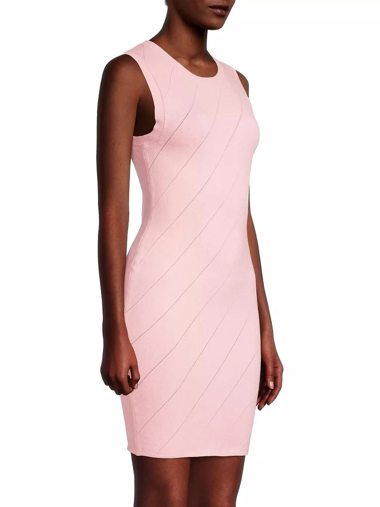 Victor Glemaud Knit Pointelle Minidress 4