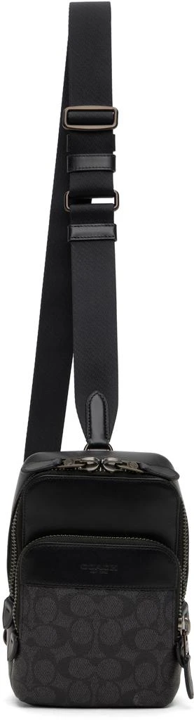Coach Black Gotham Sling Pack 13 Bag 1