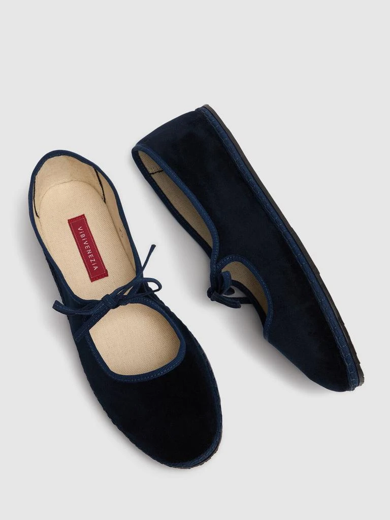 VIBI VENEZIA 10mm Brigitte Velvet Slippers 2