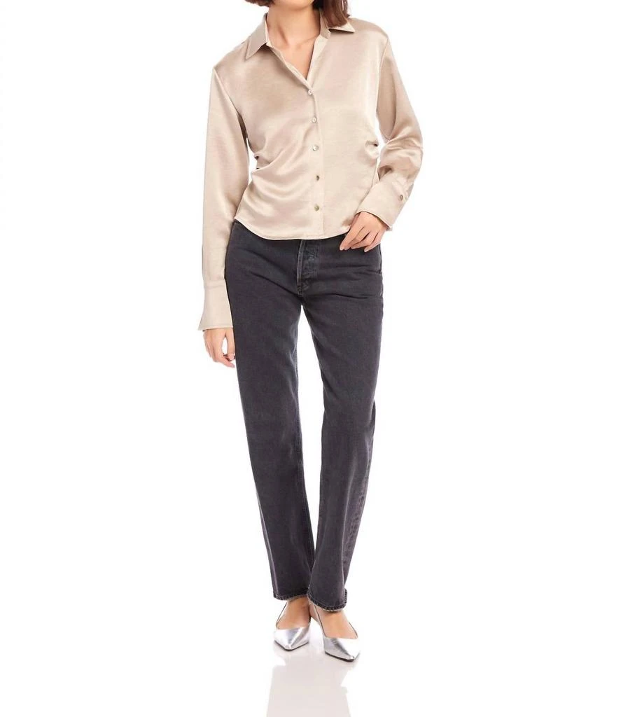 Fifteen Twenty Fifteen Twenty - Tawnie Side Pleat Shirt 1