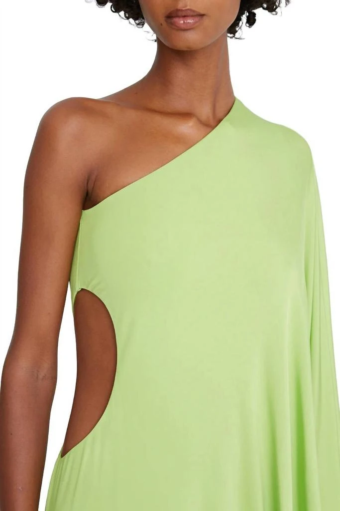 Halston Heritage Halston Heritage - One Shoulder Column Cascade Jersey Gown 5