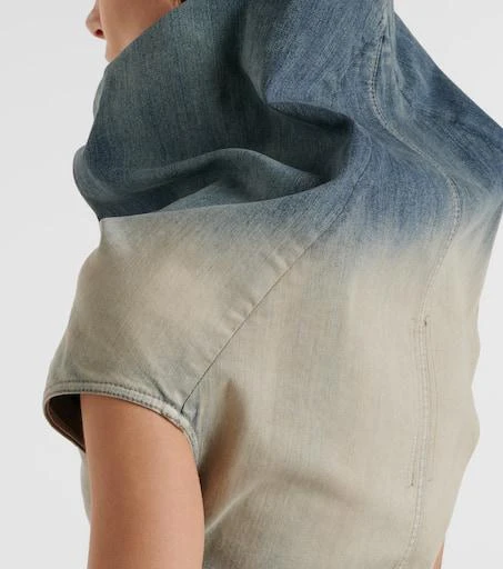 Rick Owens Draped denim top 6