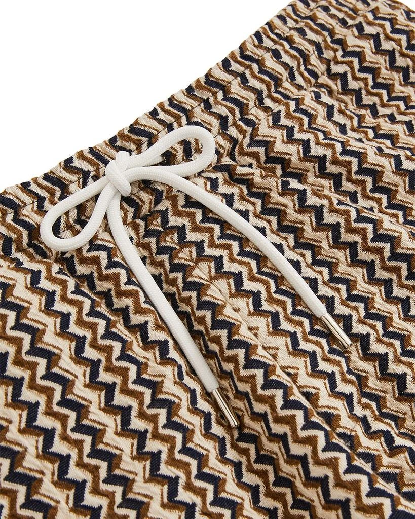 REISS Printed Drawstring 7.3" Shorts 5