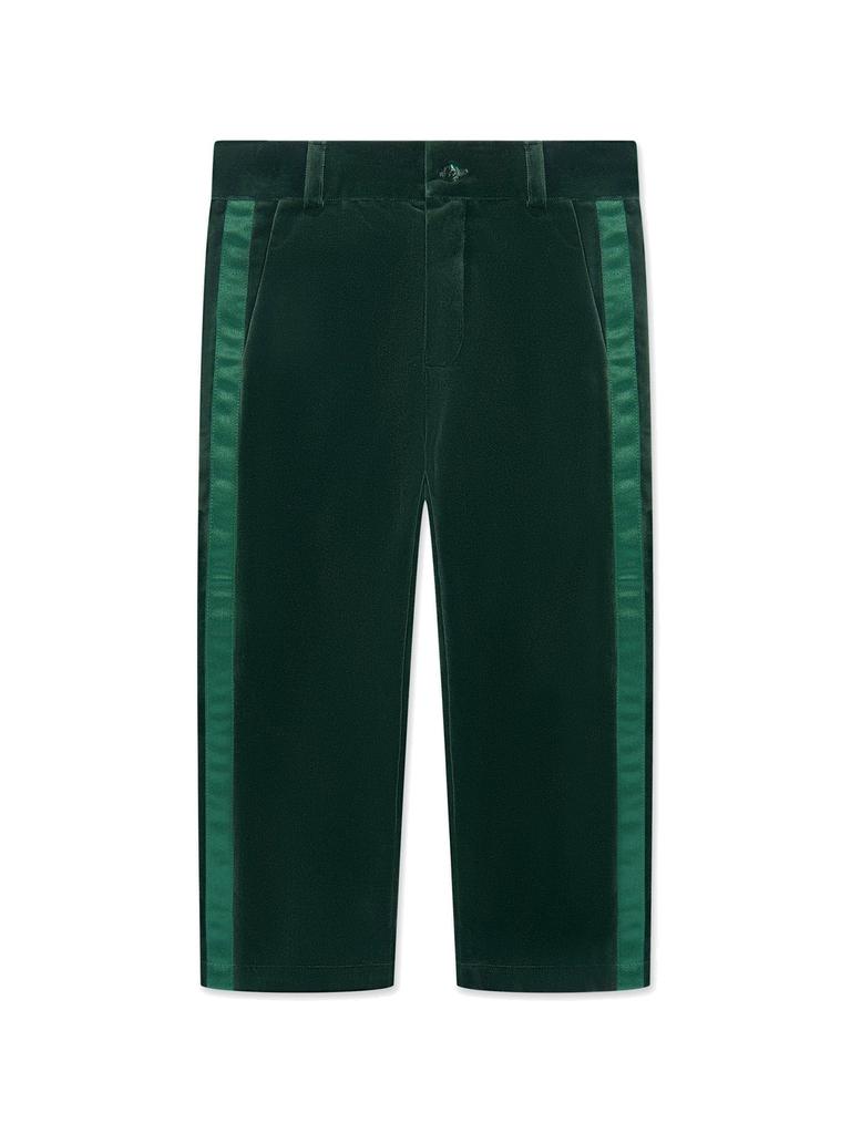 Patachou Patachou Straight Leg Velvet Party Trousers