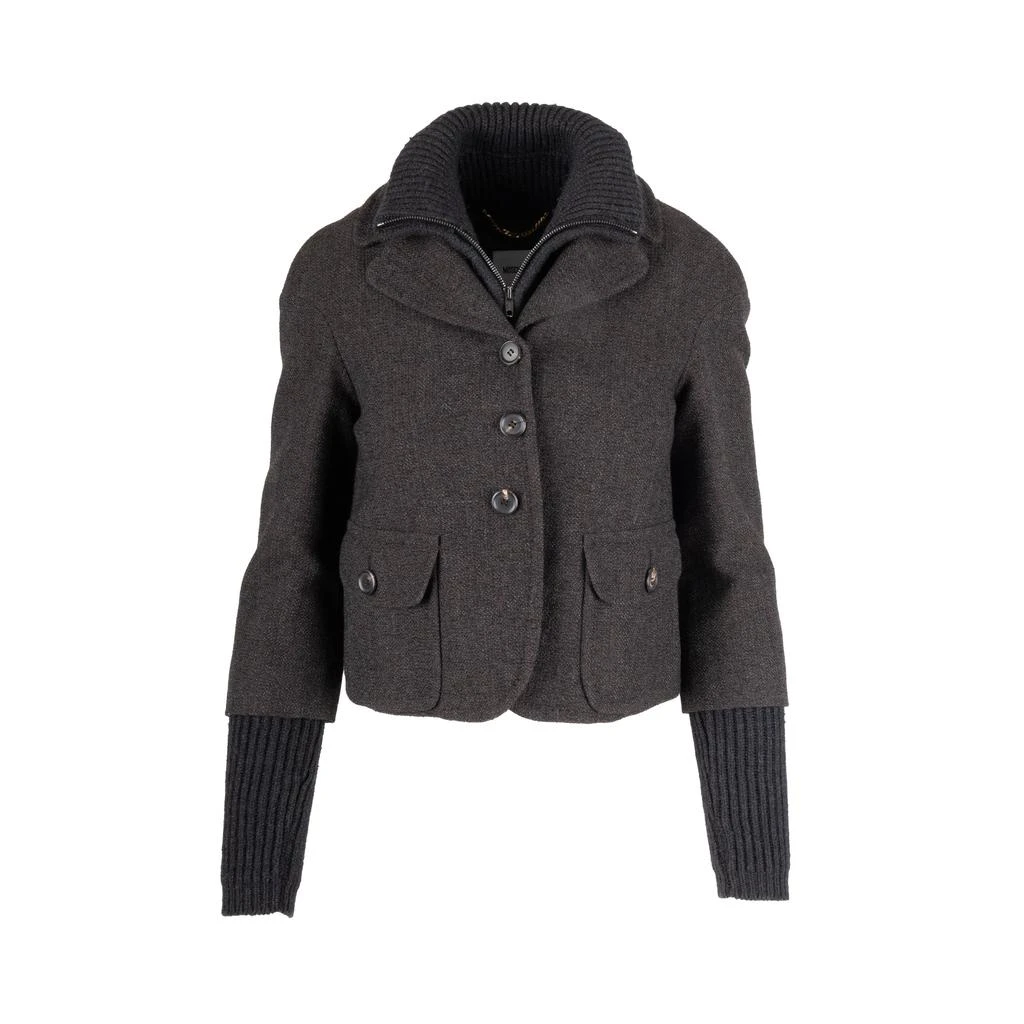 Moschino Jacket with Zippered Sweater Vest - 
10s