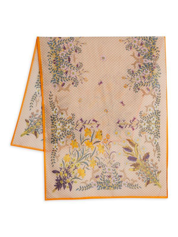 La Fiorentina Floral Print Scarf