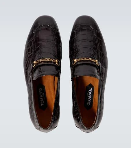Tom Ford Gigi croc-effect leather loafers 4