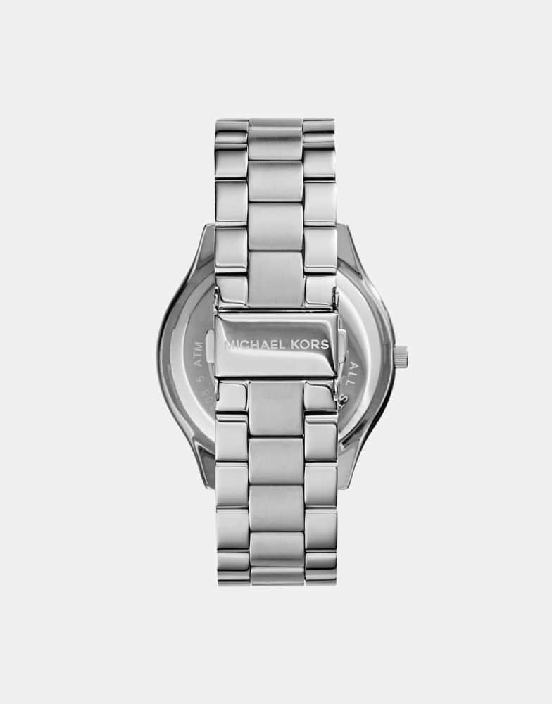 Michael Kors Michael Kors Women's slim runway three-hand, stainless steel watch, mk3178 in silver