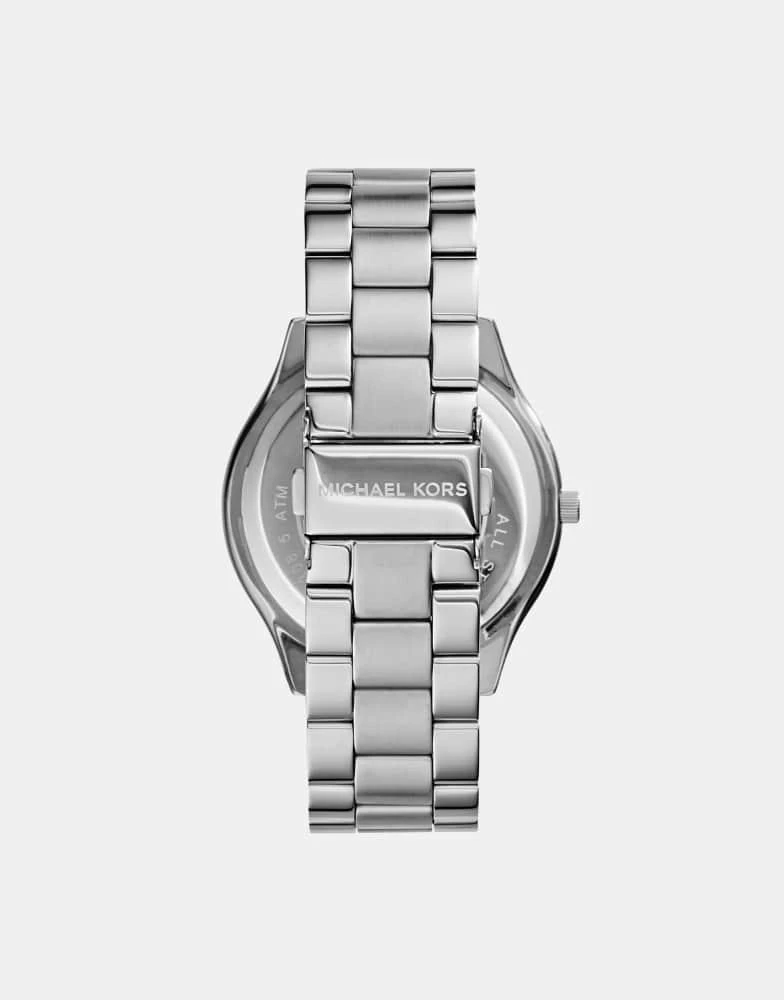 Michael Kors Michael Kors Women's slim runway three-hand, stainless steel watch, mk3178 in silver 2