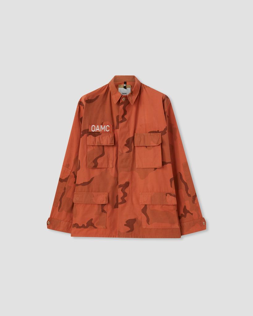 OAMC PEACEMAKER BDU SHIRT, DESERT CAMO