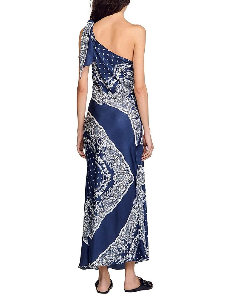 Sandro Bandana-Print Maxi Dress 3