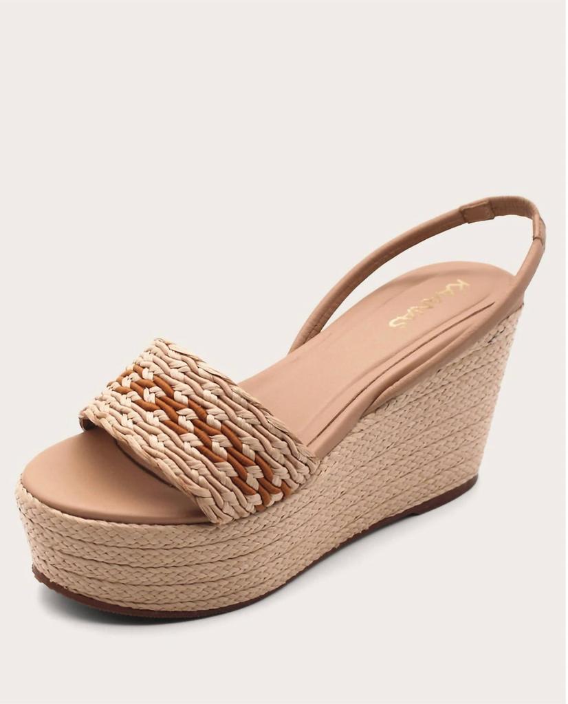 Kaanas Kaanas - Santiago Raffia wedge