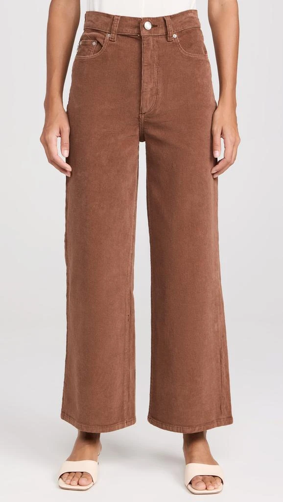 DL1961 Hepburn Wide Leg High Rise Corduroy Jeans 6