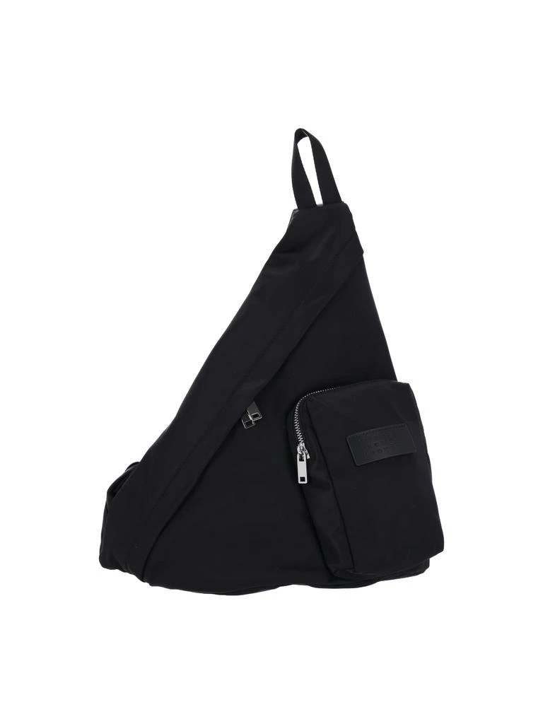 MM6 "Japanese Sling Bag" Single Shoulder Backpack Black
