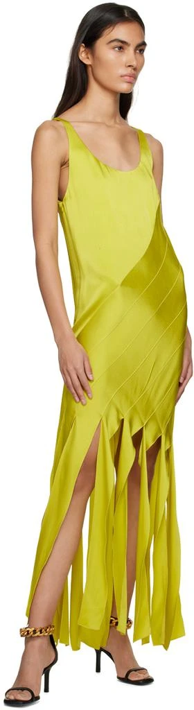 Stella McCartney Yellow Fringed Maxi Dress 4