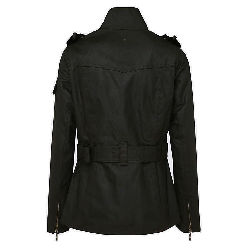 Barbour Barbour International Logo Embossed Waxed Jacket